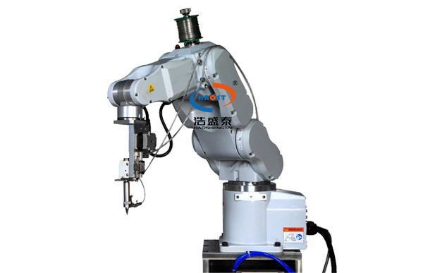 八轴自动焊锡机器人自动化设备焊锡机械臂产品优势:机身采用优质钣金